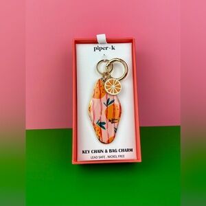 Piper K Orange You Glad Purse Charm